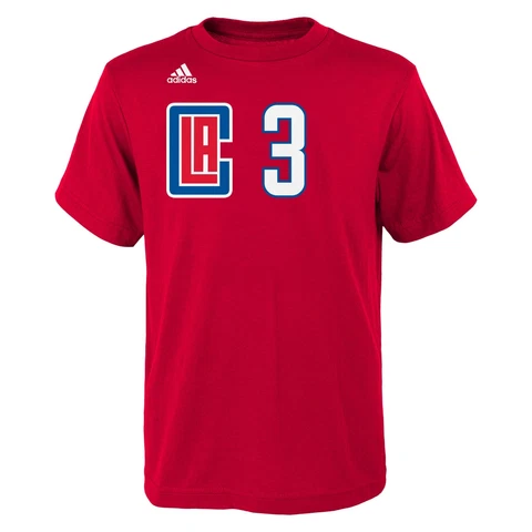Adidas NBA Youth (8-20) Los Angeles Clippers Chris Paul #3 Game Time T-Shirt Cover