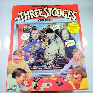 Vintage The Three Stooges VCR Game 1986 - Picture 1 of 5