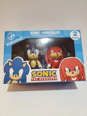 Sonic and Knuckles Sonic The Hedgehog Mini Figuras Paquete de 2 Kidrobot Foto 1 de 4