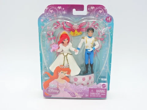 Ariel & Prince Eric FAIRYTALE WEDDING Disney Princess 2010 Mattel NEW figures Cover