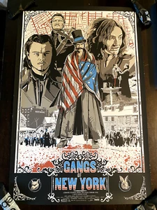 Gangs of New York movie poster art print Martin Scorsese America NYC USA mondo - Picture 1 of 12