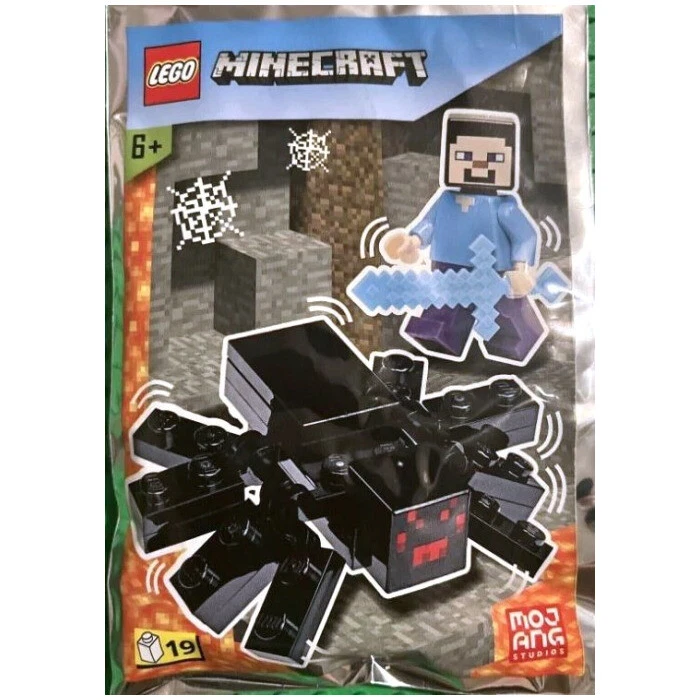 LEGO Minecraft Steve con Bolsa de Lámina Araña 662207 (SELLADO) Foto 1 de 1