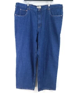 Scandia Woods Flannel Lined Jeans Men's Size 46 Dark Wash - Picture 1 of 7