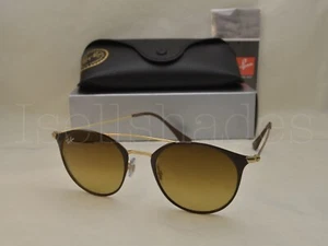Ray Ban RB3546 (RB3546-900985 49) Gold Top Brown with Brown Gradient Lens - Picture 1 of 5