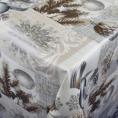 Wachstuch Tischdecke Meterware Weihnachten Winter P848-3 - Bild 1 von 2