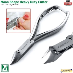 Professional Moon Shape Toe Nail Clipper Chiropody Podiatry Thick Nail Cutters - Picture 1 of 5
