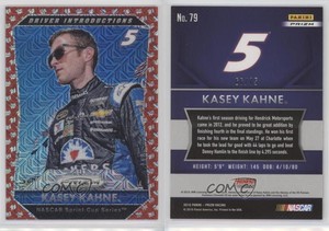 2016 Panini Prizm NASCAR Driver Introductions Red Flag /75 Kasey Kahne #79