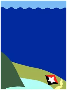 1791. Cartel político cubano. Uniforme de Fidel Castro. Arte decorativo social. Historia - Imagen 1 de 1