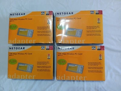 Nos  NETGEAR WG511T 108 MBPS WIRELESS PC CARD WG511T 2.4Ghz 802.11g - Image 1 of 4
