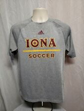 Adidas Iona College Soccer Adult Gray XS TShirt
