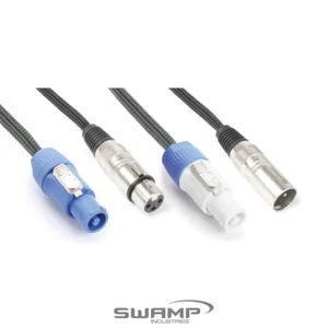 Power Dynamics Combo Powercon and DMX Lighting Cable 2-in-1 XLR & Power - 15m - Picture 1 of 1
