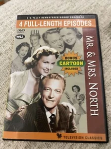 Mr. and Mrs. North - 4 Classic TV Episodes (DVD) - Picture 1 of 2