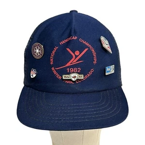 National Handicap Championships 1982 Trucker Mütze MIT 5 PINS Winter Park CO - Bild 1 von 10
