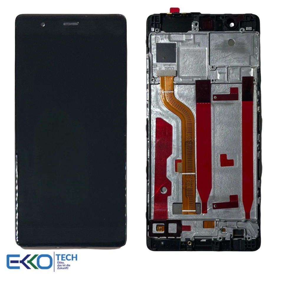Display Für Huawei P9 EVA-L09 Komplettes Bildschirm Lcd Touch Rahmen Schwarz NEU - Bild 1 von 1