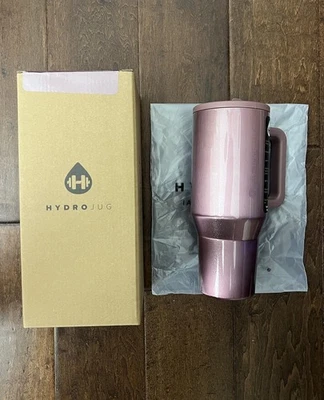 Hydrojug Holiday Cateye Collection Dream Pink Traveler 32oz Tumbler New IN HAND - Image 1 of 4