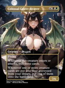 Colossal Grave-Reaver - MTG Anime Custom - Playtest - Picture 1 of 1