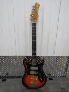 Vintage 1970s Harmony H802 Electric Guitar Works Great - Picture 1 of 15
