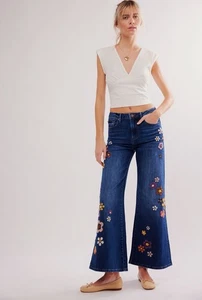 Driftwood Jeans Mona Wideleg x Boogie Nights size 29 Sundance Free People Anthro - Picture 1 of 10