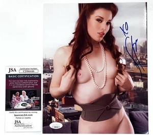 Stoya signed 8x10 Photo Sexy Naughty America Adult Star 🔥Nude Rare JSA - Picture 1 of 4