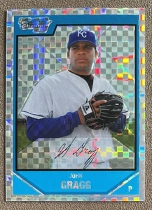 2007 Bowman Chrome 1st X-Fractor /275 John Gragg #BC57 Royals Numbered Rookie SP - Picture 1 of 3
