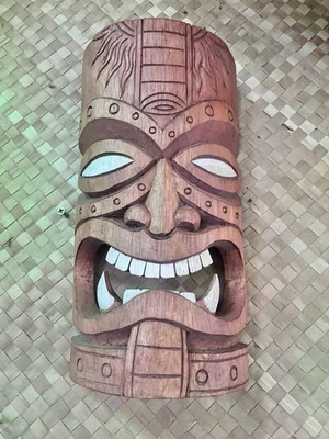 Md Sun God Tiki 面具 Smokin' Tikis 夏威夷海洋 — 第 1/4 张图片
