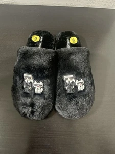 Karl Lagerfeld Paris Jacqui Damen-Hausschuhe schwarz Kunstfell – Größe: 9 - Bild 1 von 6