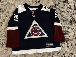 YOUTH Small NATHAN MacKINNON COLORADO AVALANCHE 3rd FANATICS NHL HOCKEY JERSEY - Picture 1 of 11