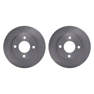 For Audi 5000 1980 R1 Concepts Plain Front Brake Rotor Set - Image 1 of 4