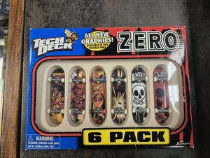 Vintage Tech Deck "ZERO" 5-Pack Fingerboard Set with Box USED - Picture 1 of 8