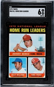 SGC 6 - 1971 Topps # 66 Bench/Perez/Williams NL HR LEADERS Reds/Cubs HOF - Picture 1 of 2