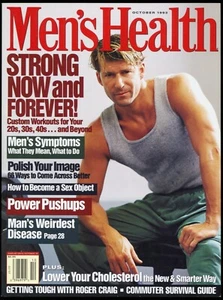 OCTOBER 1993 MEN'S HEALTH MAGAZINE, VOL. 8 #7, GETTING TOUGH WITH ROGER CRAIG - Picture 1 of 1