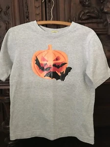 Halloween T-shirt Youth Size 8 10 Bats Jack O Lantern Prepare To Scare - Picture 1 of 9