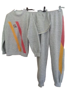 3-tlg. Jogginganzug / Trainingsanzug und kurzer Hose Größe 40 - 42 - Bild 1 von 2