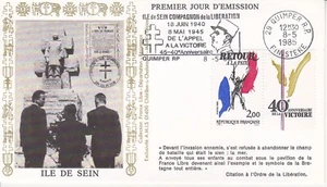 Enveloppe Philatélique 1985 Ile de Sein Quimper 1 - Imagen 1 de 2