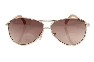 Cole Haan - Aviator C 1669 (Distressed Gold) Fashion Sunglasses Brown Gradient - Picture 1 of 4