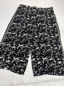 Max Studio Women’s 2X Wide Leg Gaucho Pants HiRise Pull On Elastic Waist 24” In. - Picture 1 of 13