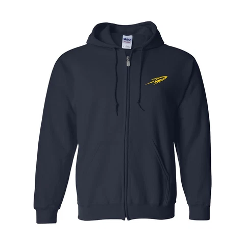 University of Toledo Rockets Primary Logo LC Full Zip Hoodie - Navy Cover