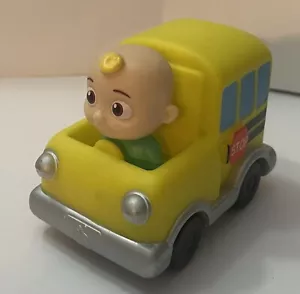Cocomelon Yellow School Bus Truck Car Kids Baby Toddler Toy w/ Mini JJ Boy - Picture 1 of 4