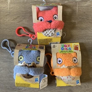 NEW Lot Of 3 Ugly Dolls To-Go 5 inch Mini Plush Figures - Picture 1 of 7