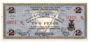 Filipinas 1941 Provincia de Iloilo 2P Segunda Guerra Mundial Emergencia S306 Segunda Guerra Mundial Edición AU - Imagen 1 de 4