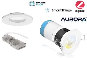 8x Aurora mPro ZIGBEE 6.5W Smart LED Downlights ( BATHROOM IP65 AND FIRE RATED ) - Picture 1 of 7