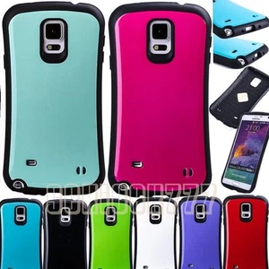 For Samsung Galaxy Note 4  IV rugged hybrid hard rubber shookproof case cover - Picture 1 of 14