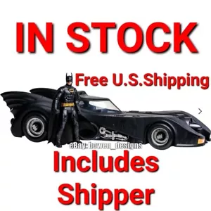 McFarlane Gold Label BATMÓVIL Michael Keaton Batman Película Juego de Automóviles Tim Burton 89 - Imagen 1 de 11