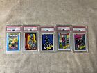 1990 Impel Marvel Universe Lot of 5 PSA 7 Graded Cards Spider-man Aunt May