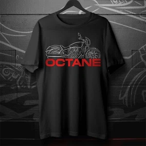 Victory Octane 2017-2018 Motorcycle T-Shirt for Cruiser Bikers - Picture 1 of 4