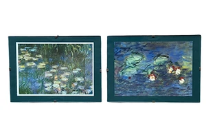 2 x Pequeño Panel de Acrílico Colgante Estampado en Acuarela Imagen Multicolor Floral - Imagen 1 de 4