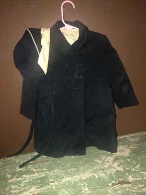 老式/老式儿童幼儿夹克外套娃娃 Peacoat🌷 A Bambury 原装 — 第 1/4 张图片