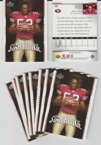 Patrick Willis RC rookie card, 2007 Upper Deck #288 - future Hall of Famer - Picture 1 of 1
