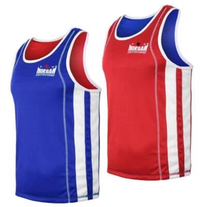 Morgan Reversible Boxing Singlet - Training Wear - Morgan Sports **FREE DELIVERY - Picture 1 of 23