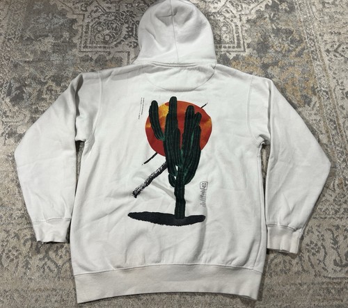VETEMENTS Felpa con cappuccio LIRA bianca cactus uomo taglia M